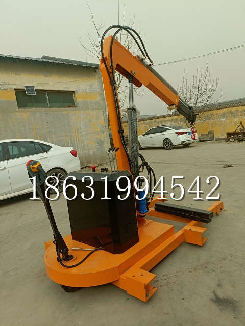 呼和浩特市自卸车厢随车吊 自制轮式四不像起重机 四驱平板吊 5吨 贵盛